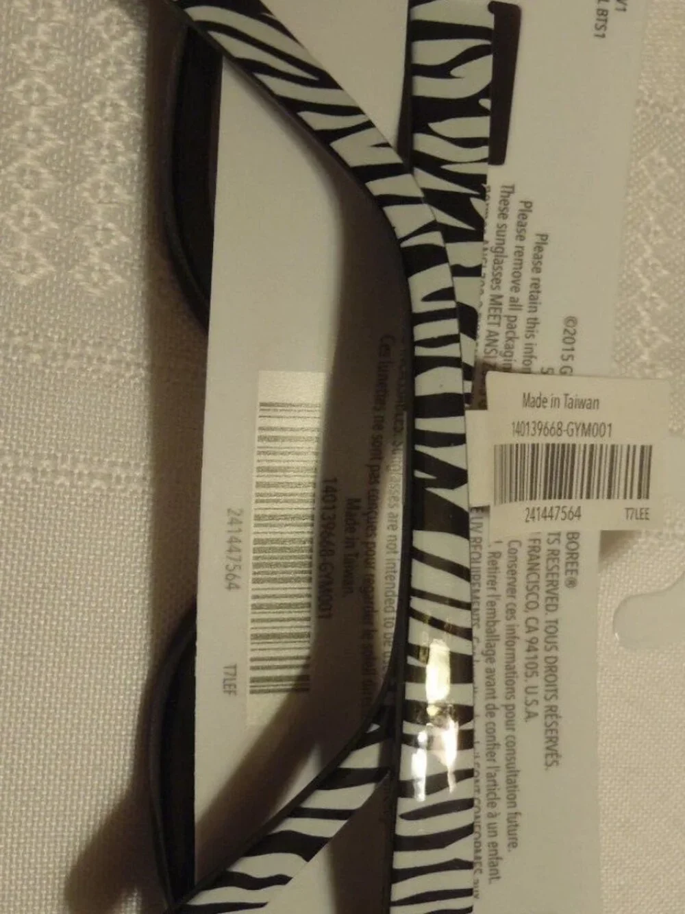 Gymboree Animal Party Black size 4 & Up sunglasses NWT